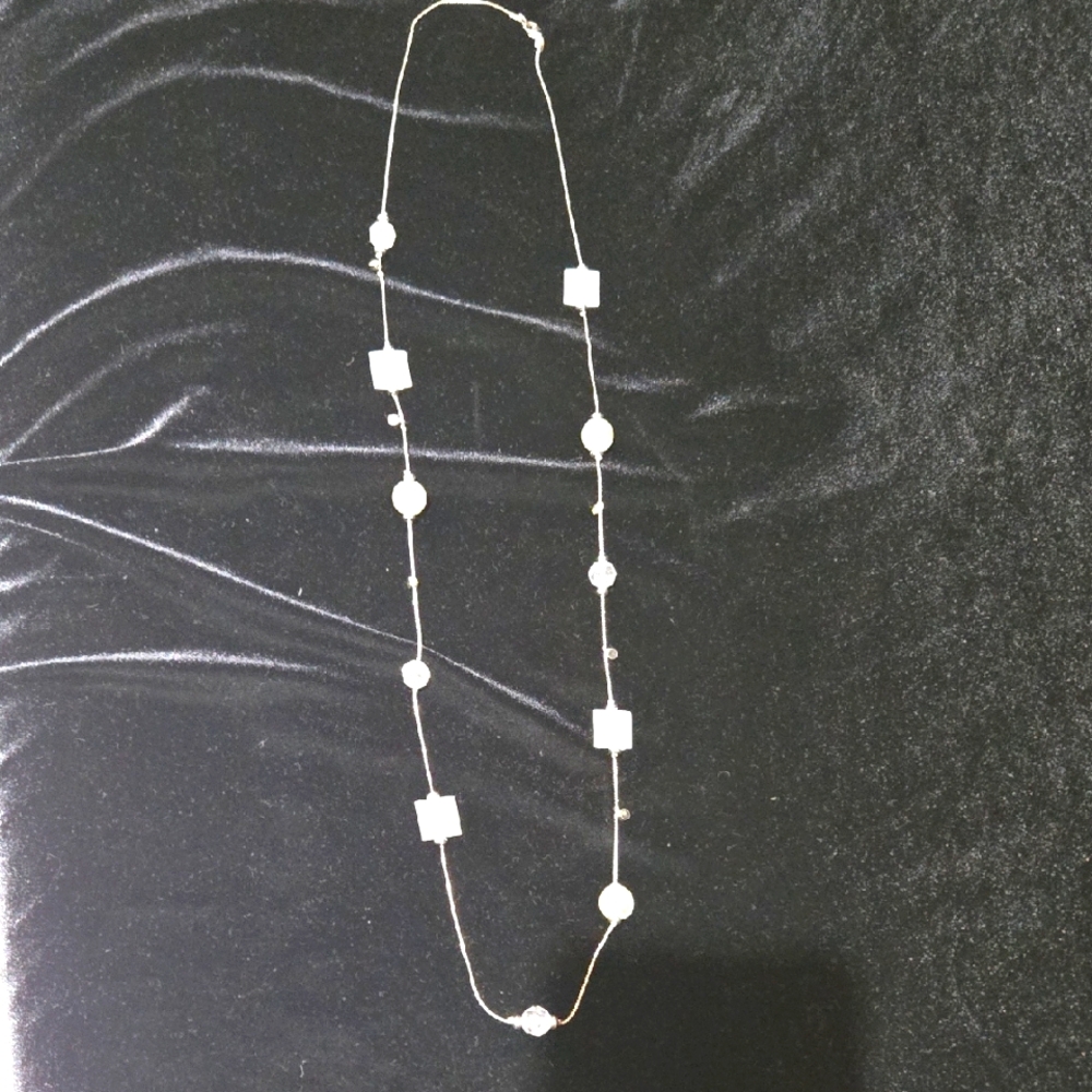 Loft Silver Beaded Necklace